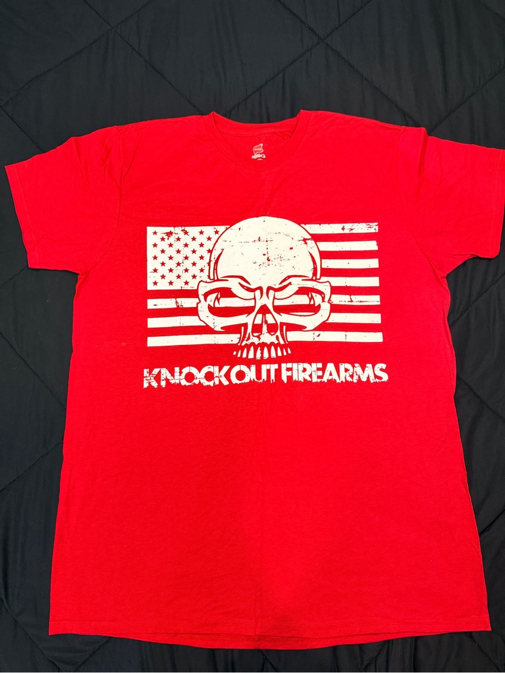 Hanes Red Nano-T Logo Graphic Tee